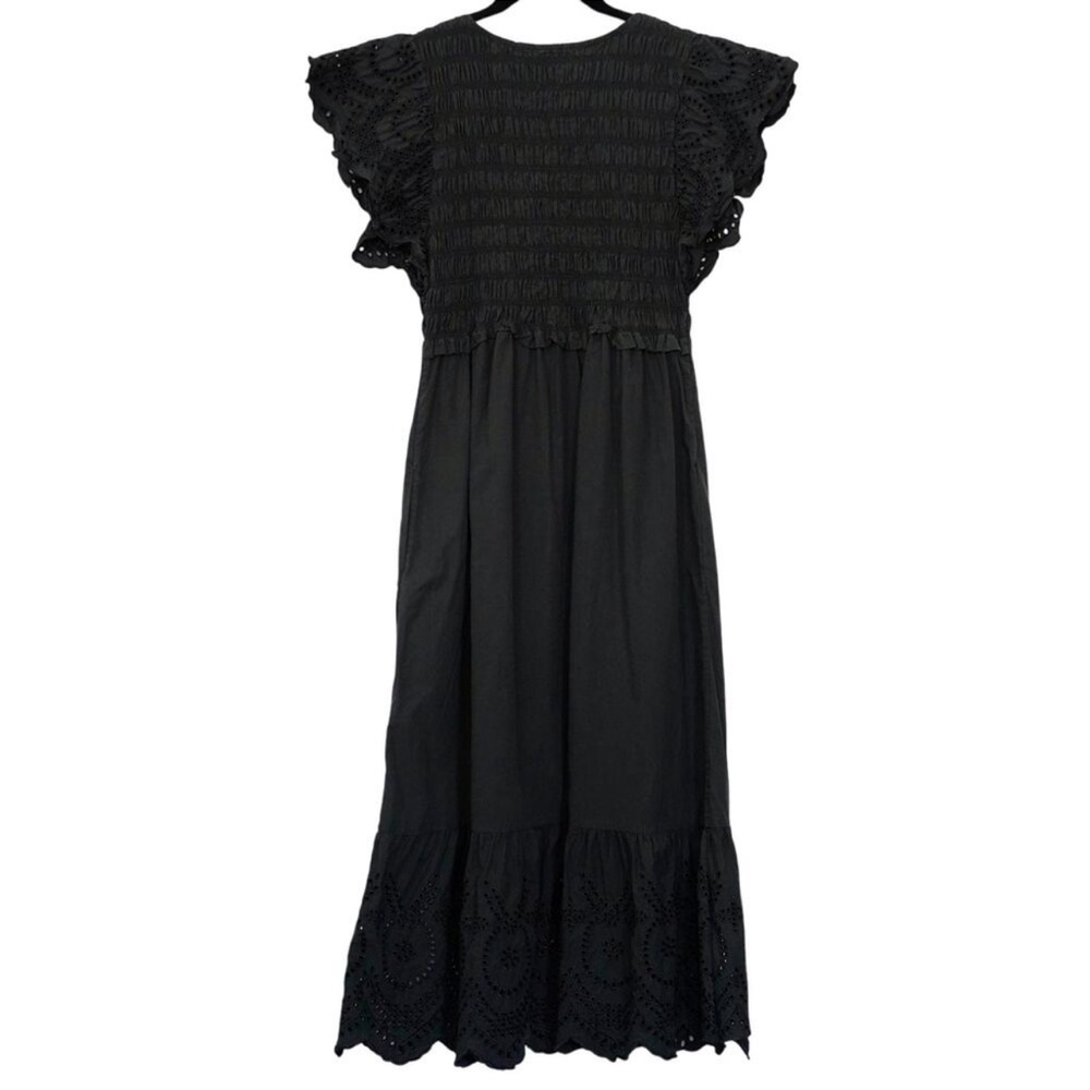 Rails Black Eyelet Midi Dress - Picture 7 of 7